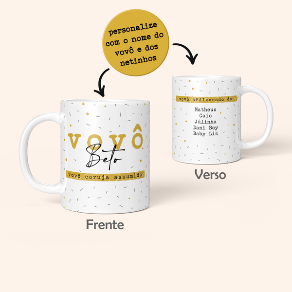 Caneca Vovô Personalizável