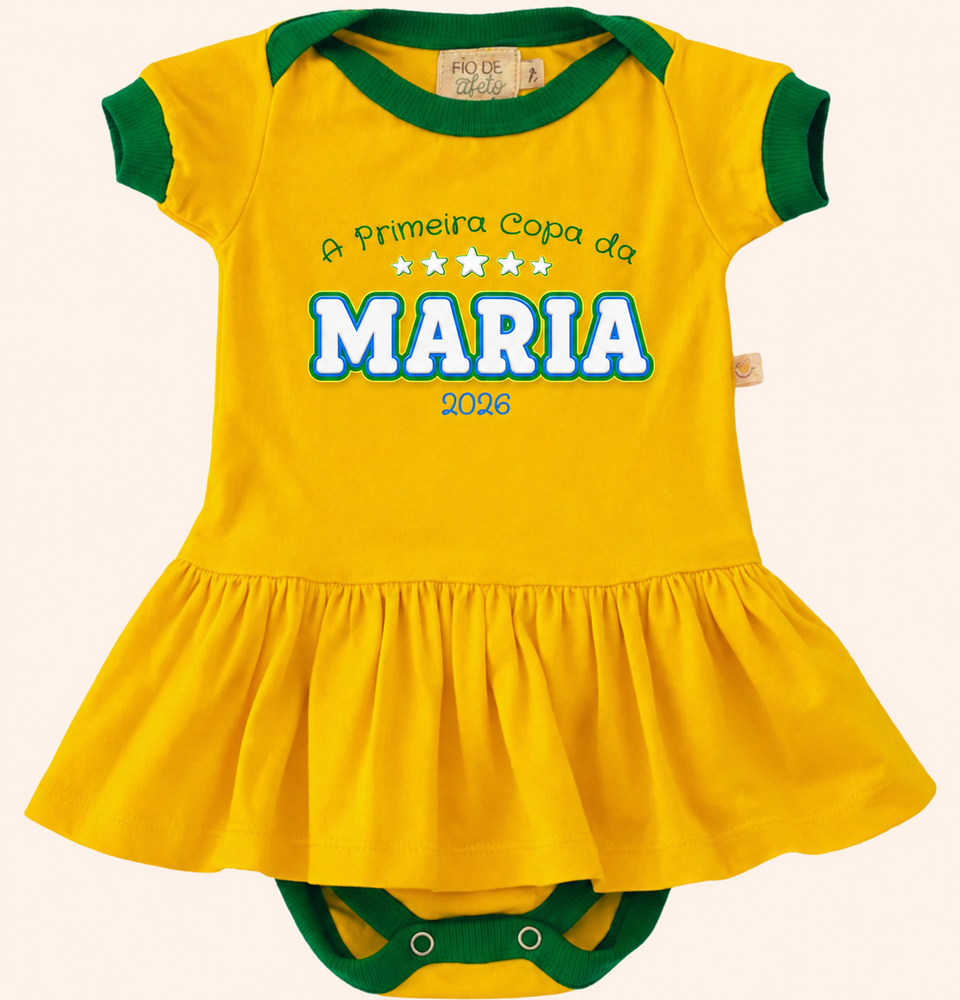 Body de Bebê do Brasil - A Primeira Copa | Copa do Mundo 2026