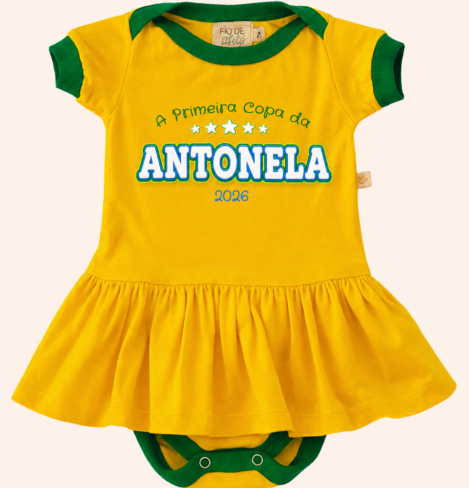 Body de Bebê do Brasil - A Primeira Copa | Copa do Mundo 2026