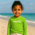 Camisa UV Verde Personalizada - De 0 a 16 Anos