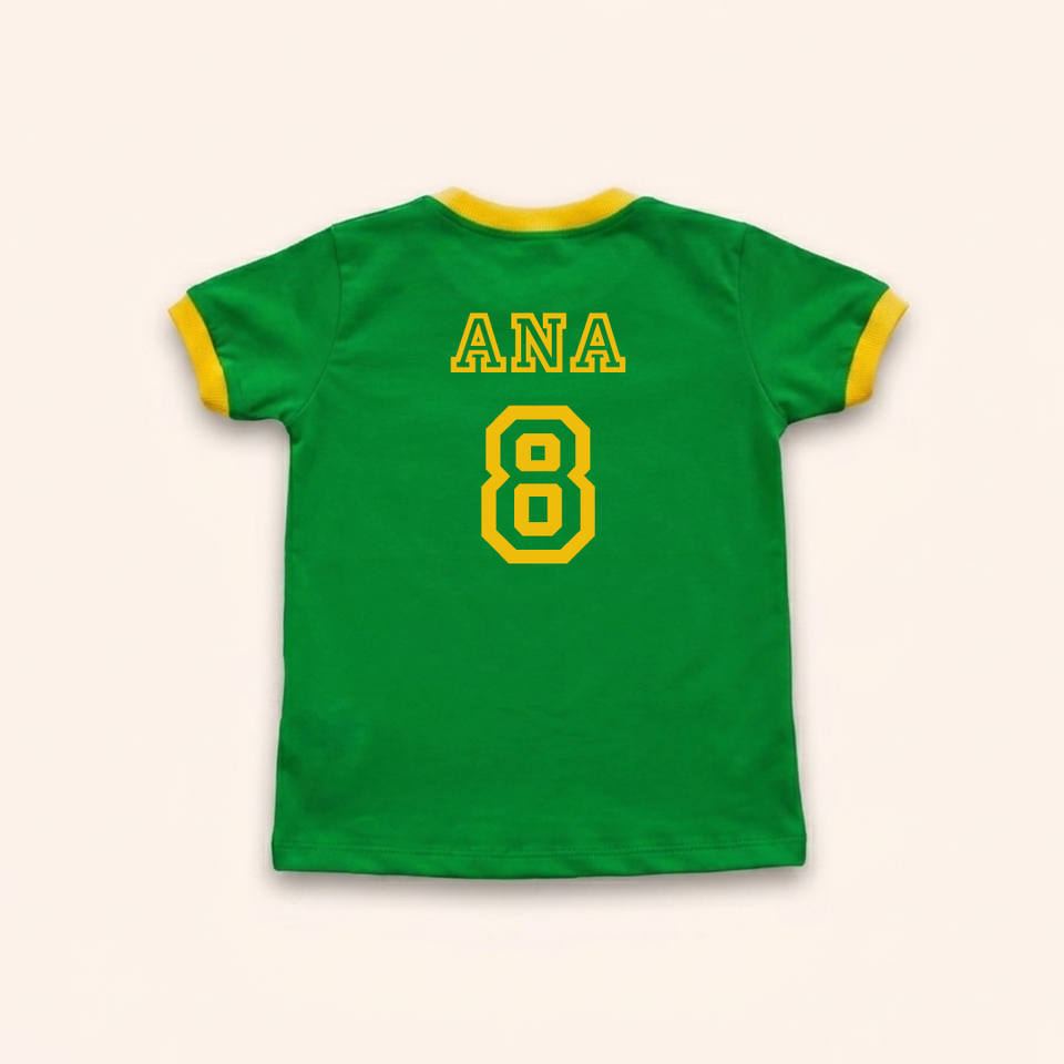 Camisa Infantil - Brasil Hexa | Copa do Mundo 2026