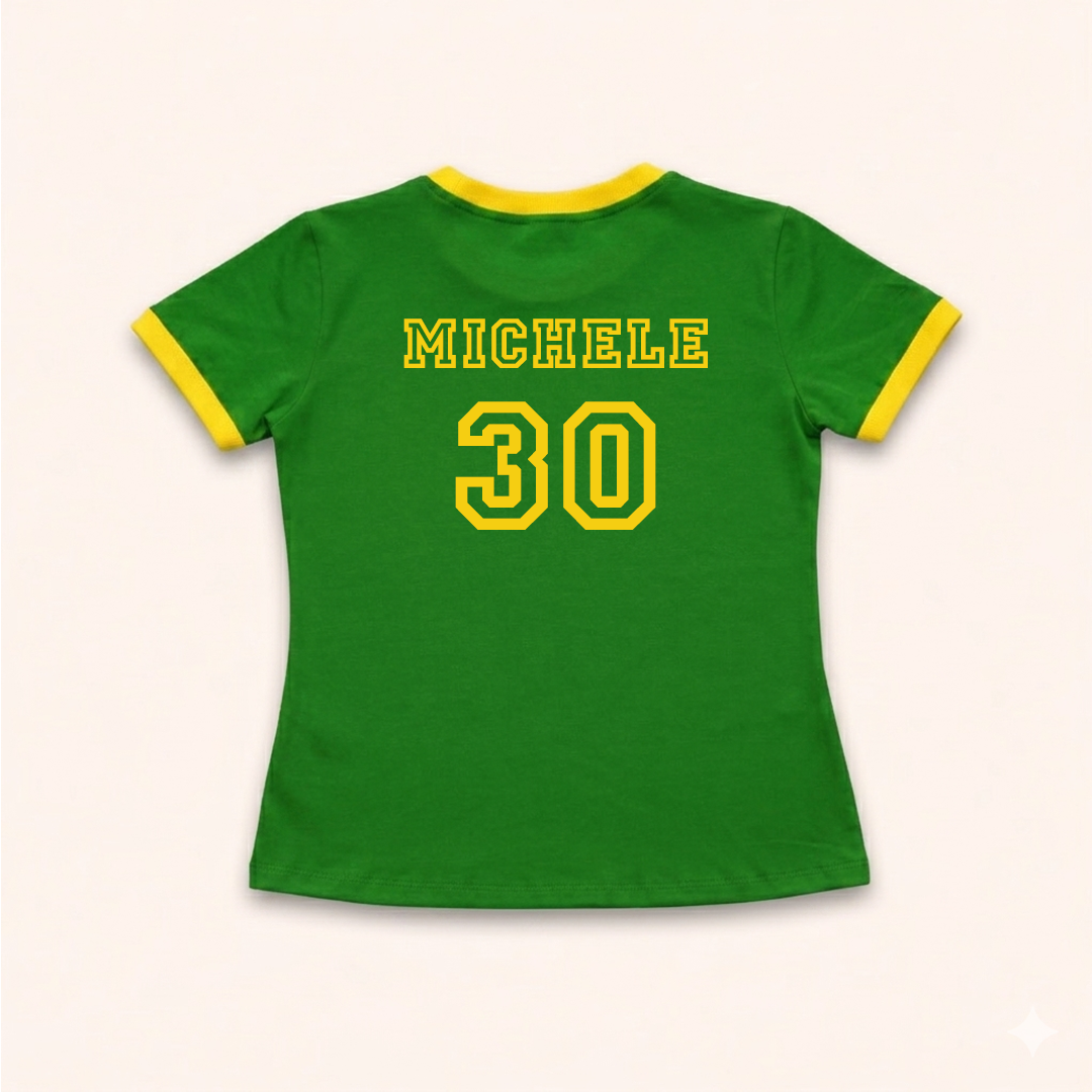 Camisa Baby Look - Eu Quero Ver Gol | Copa do Mundo 2026
