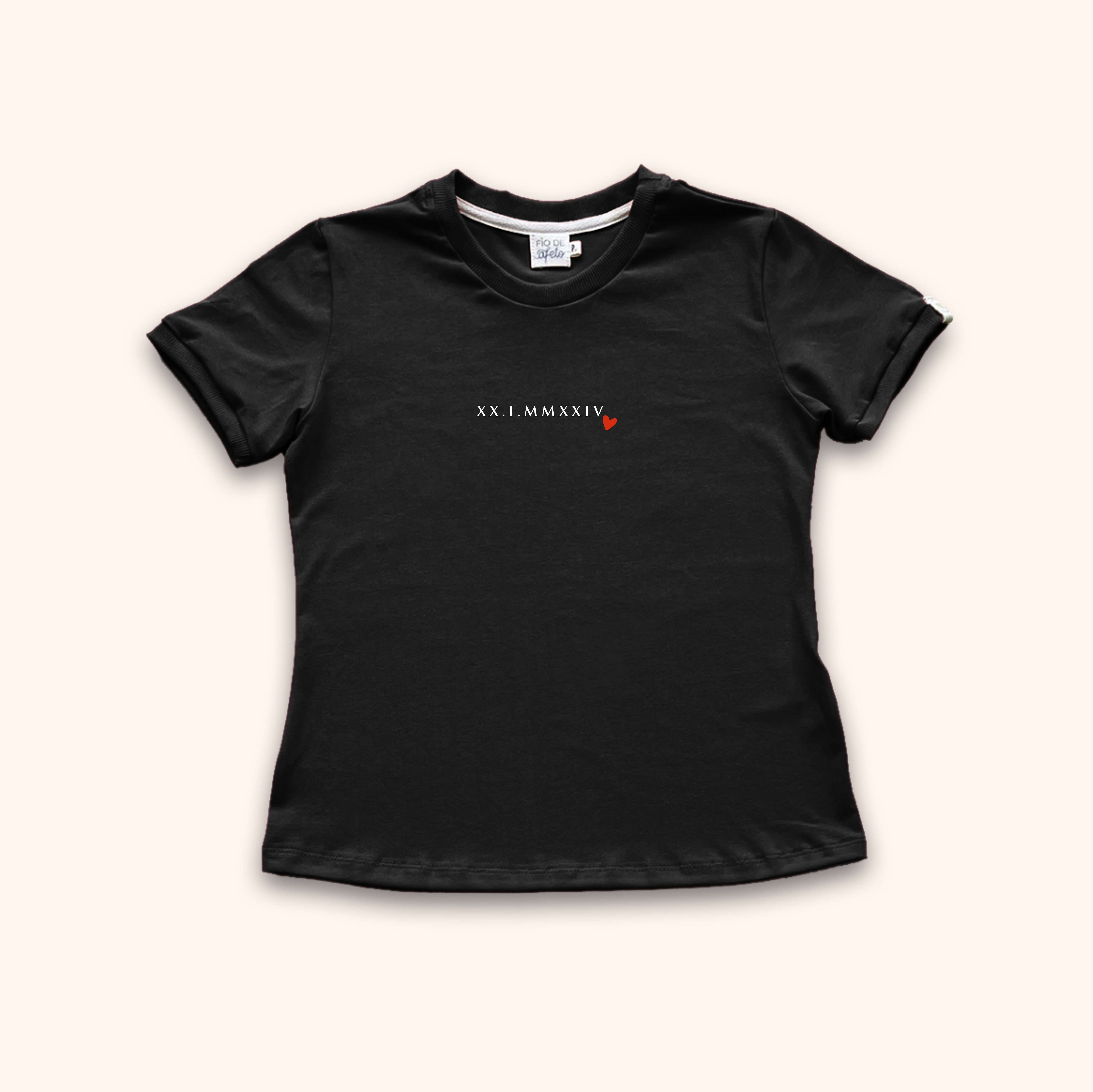 Camisa Premium - Personalizada c/ Data de Namoro
