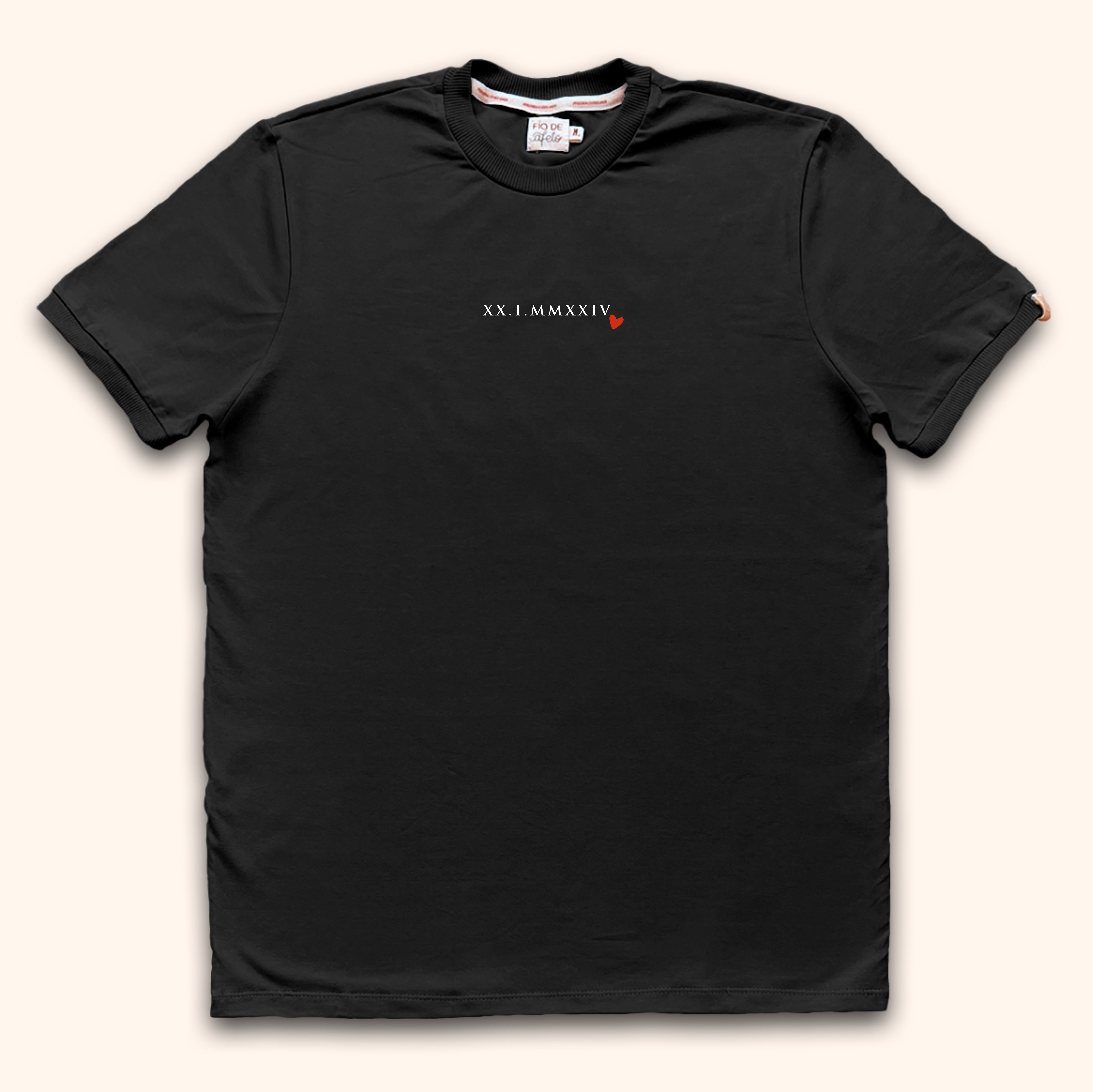 Camisa Premium - Personalizada c/ Data de Namoro