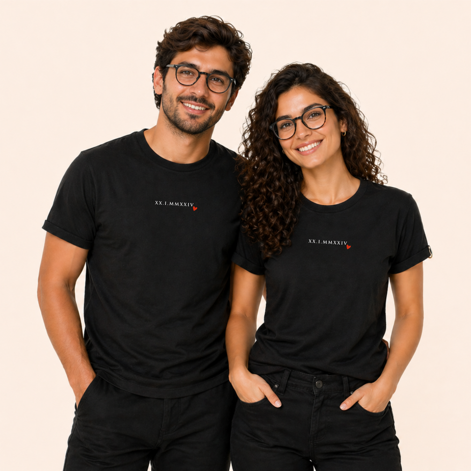Camisa Premium - Personalizada c/ Data de Namoro