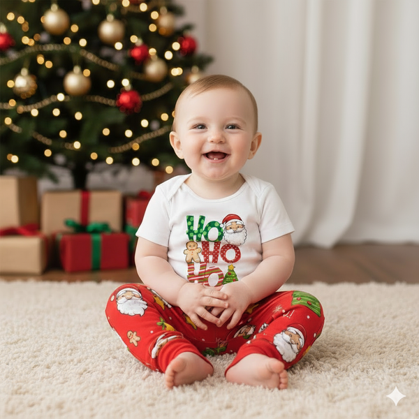 Body BABY de Natal - Hohoho