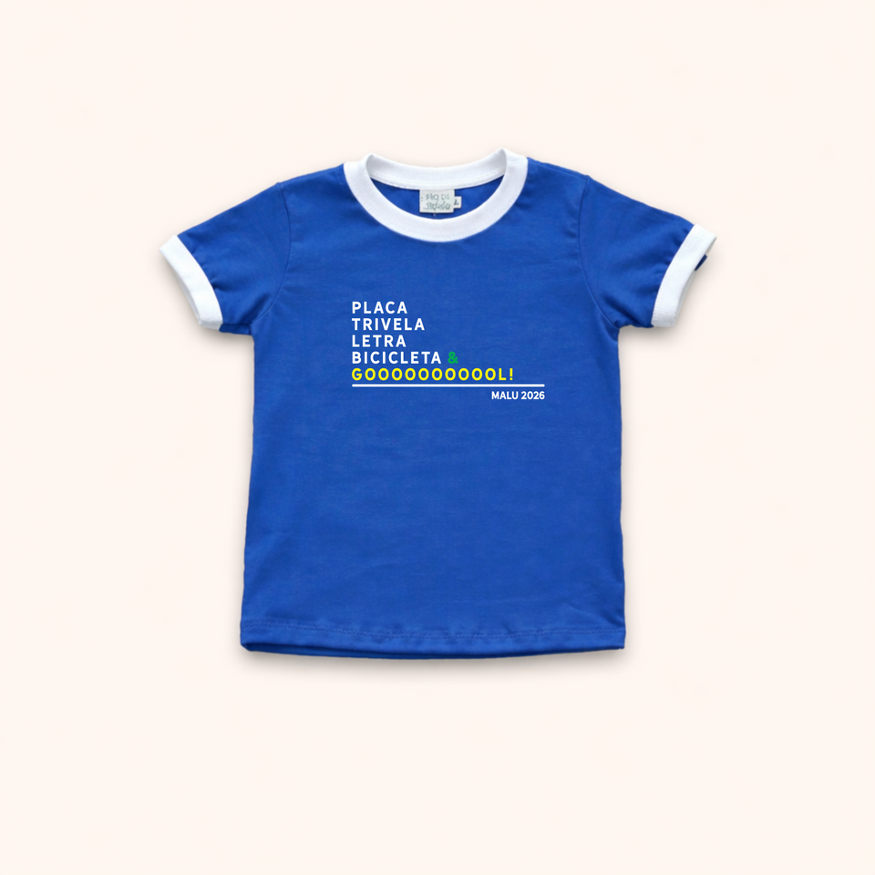Camisa Infantil - Eu Quero Ver Gol | Copa do Mundo 2026