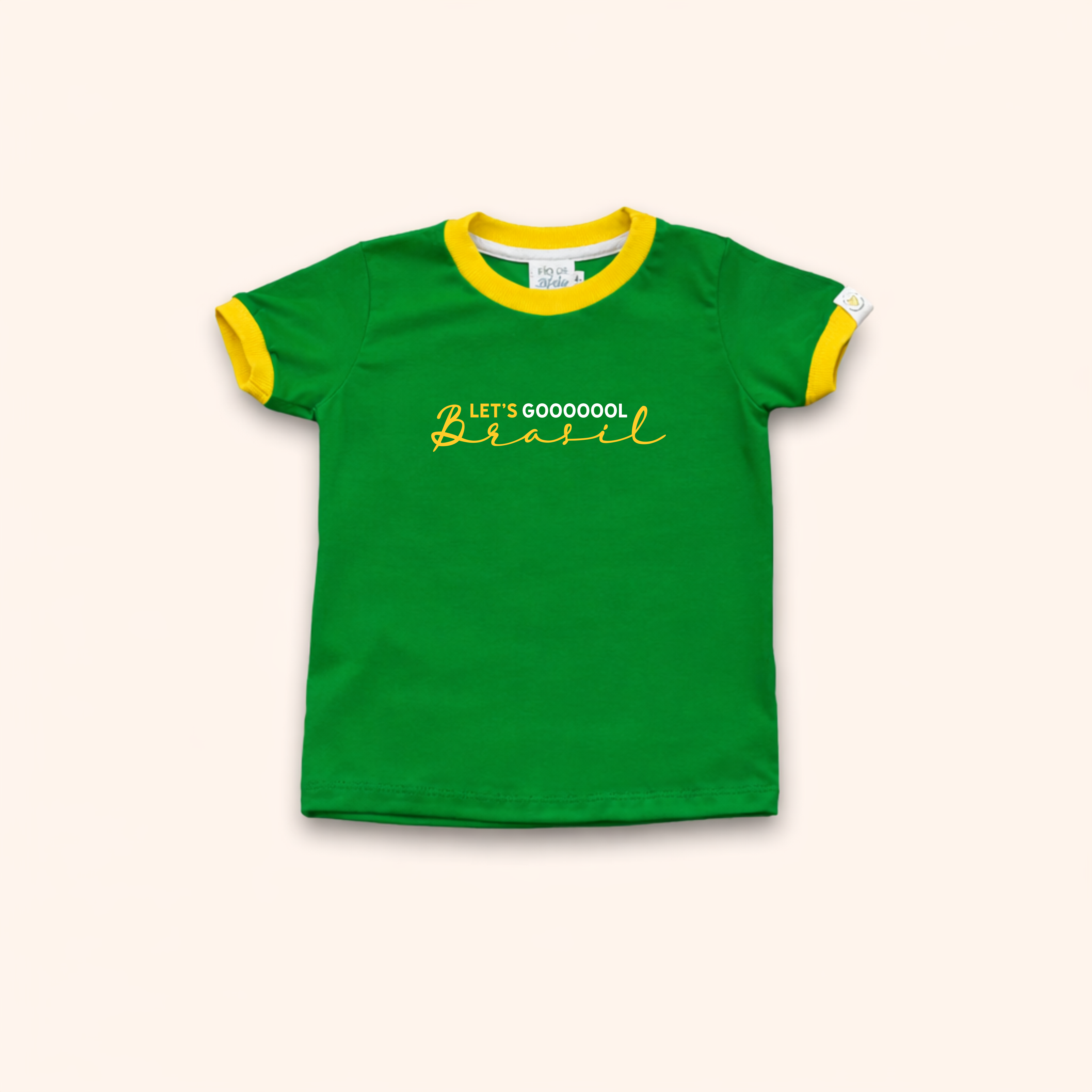 Camisa Infantil - Let's Gol Brasil | Copa do Mundo 2026