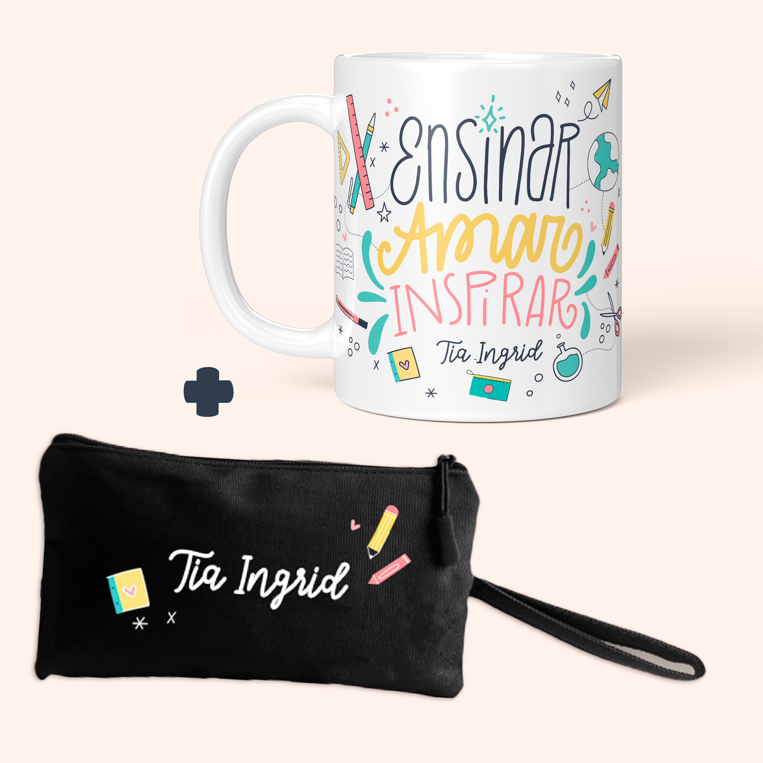 Kit Estojo + Caneca