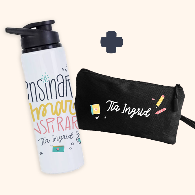 Kit Garrafa + Estojo
