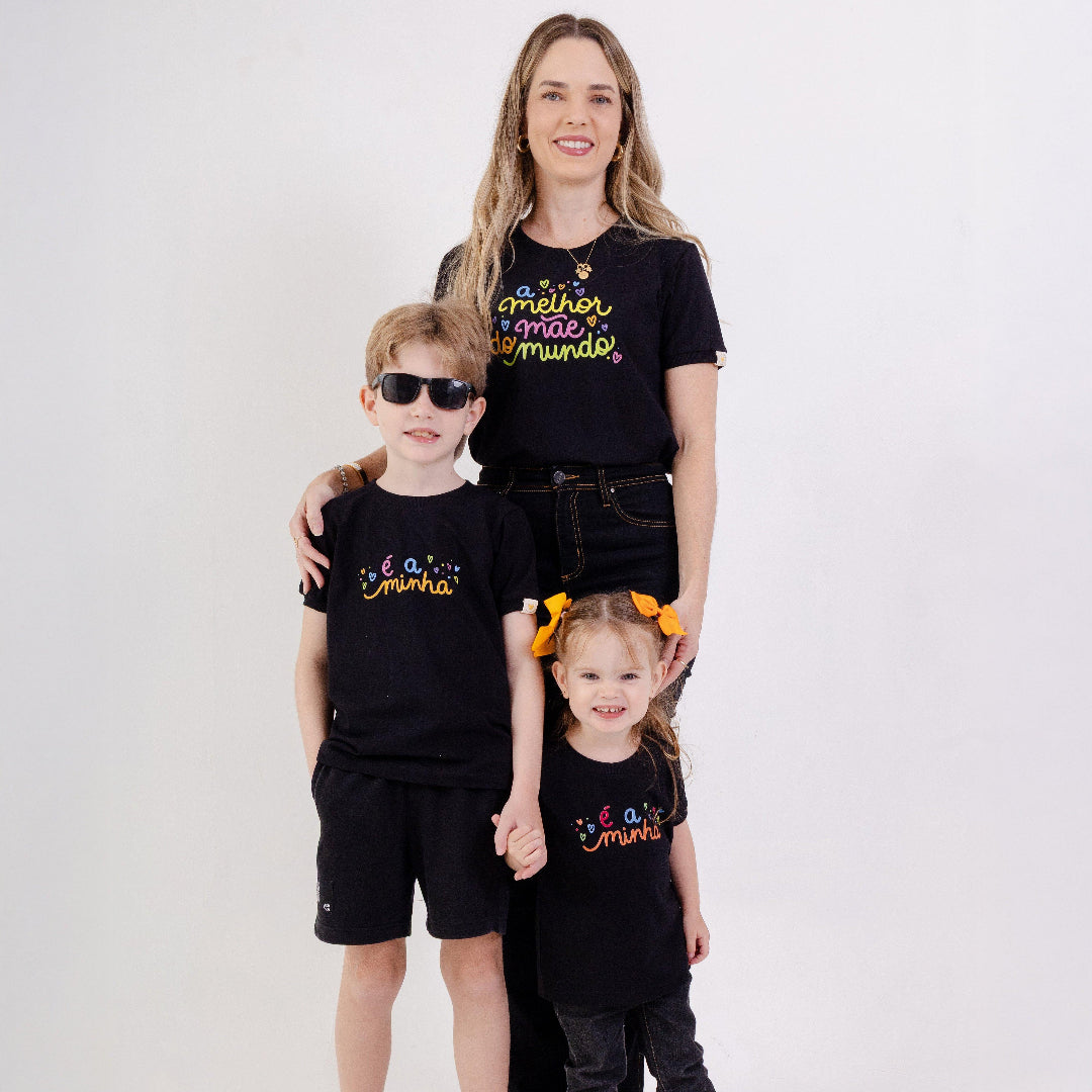 Body Bebê "É a Minha" - (Camisa) A Melhor Mãe/Vovó do Mundo