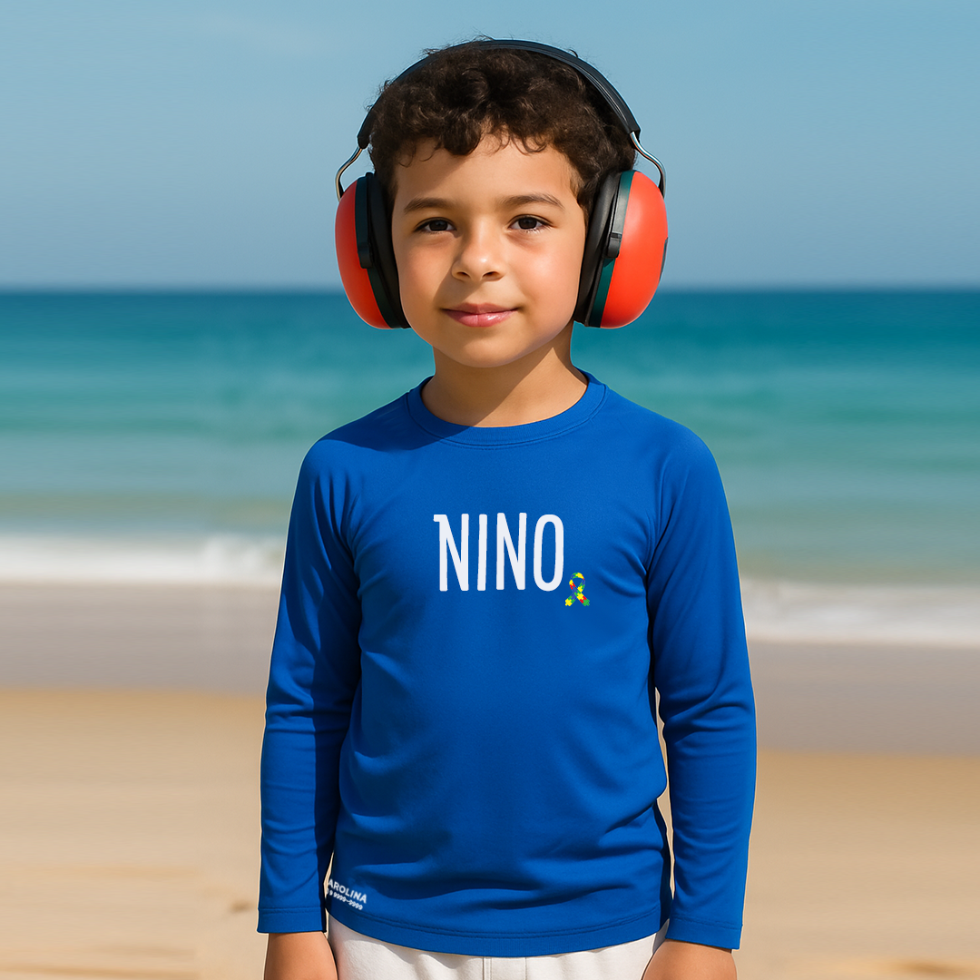 Camisa UV Inclusão Com Nome - Bebê a 14 anos