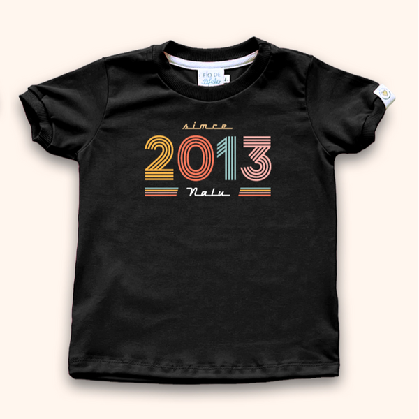 Camisa Infantil Personalizada Dia dos Pai - Vintage