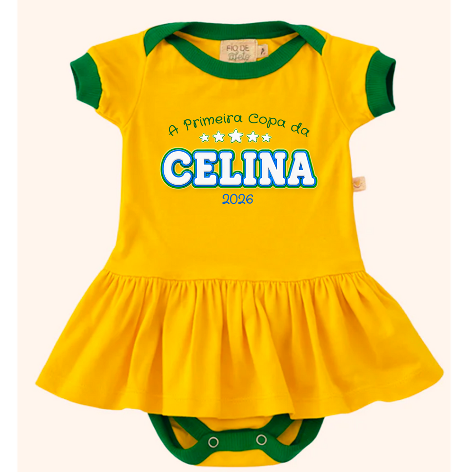 Body de Bebê do Brasil - A Primeira Copa | Copa do Mundo 2026
