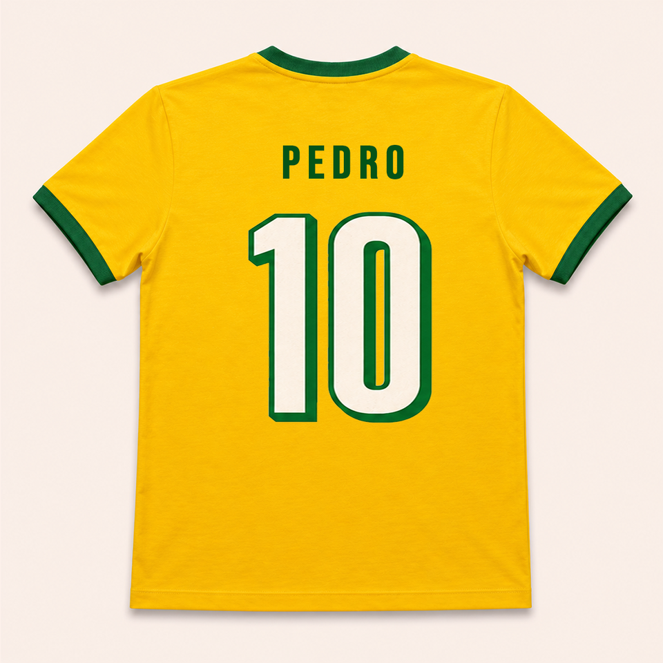 Camisa Adulto - Brasil Rumo ao Hexa | Copa do Mundo 2026