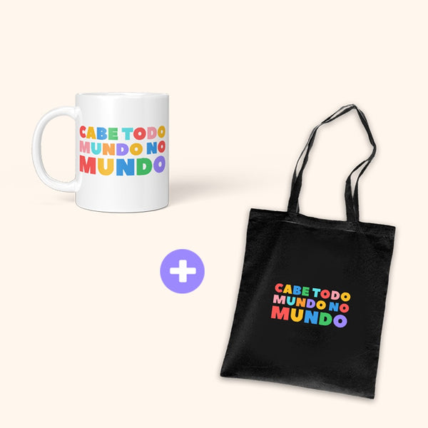 Kit Cabe Todo Mundo no Mundo - Alegria