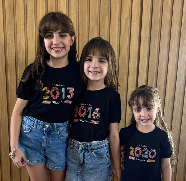 Camisa Infantil Personalizada Dia dos Pai - Vintage