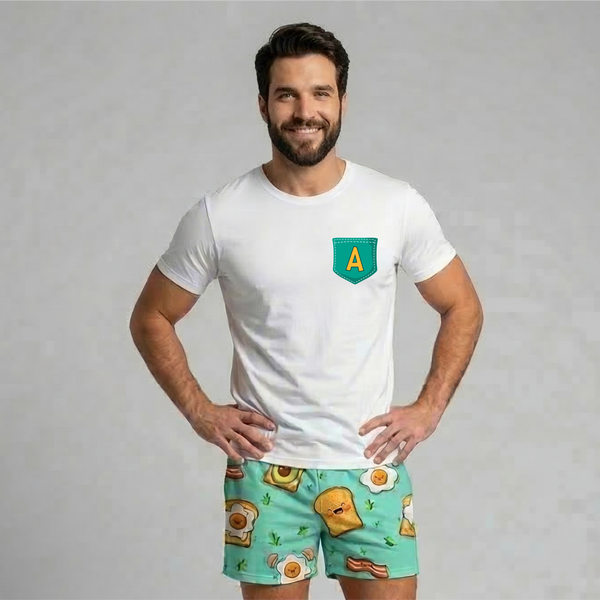 Pijama ADULTO Básico - Ovos e Bacon
