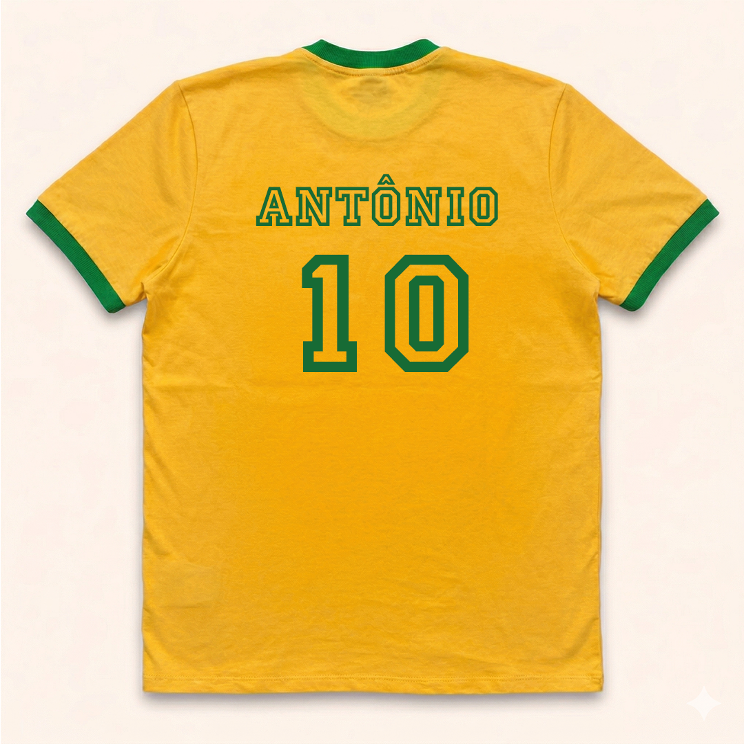 Camisa Básica - Brasil Hexa | Copa do Mundo 2026