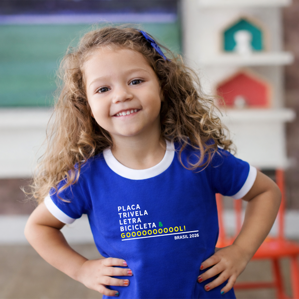Camisa Infantil - Eu Quero Ver Gol | Copa do Mundo 2026