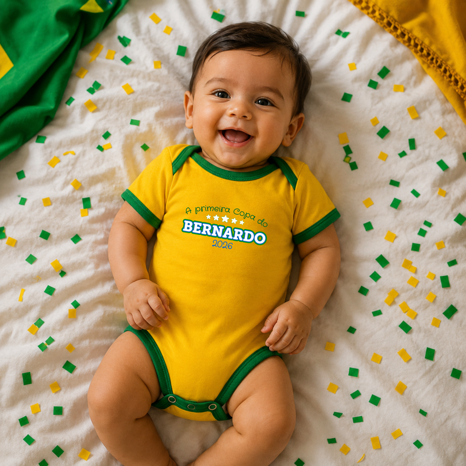 Body de Bebê do Brasil - A Primeira Copa | Copa do Mundo 2026