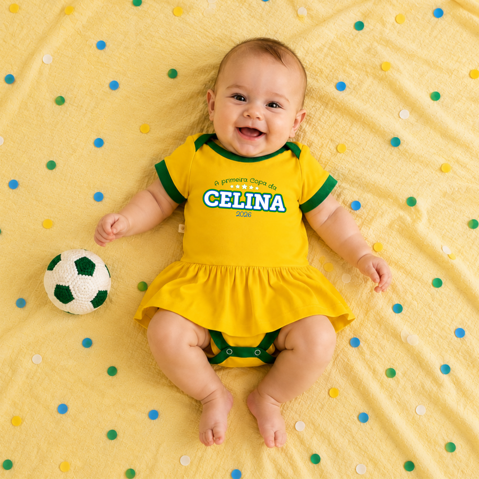 Body de Bebê do Brasil - A Primeira Copa | Copa do Mundo 2026