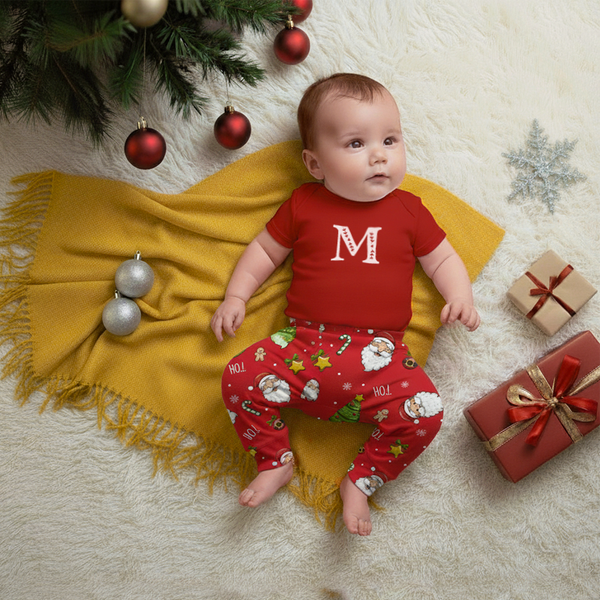 Body de Bebê Personalizado de Natal - INICIAL