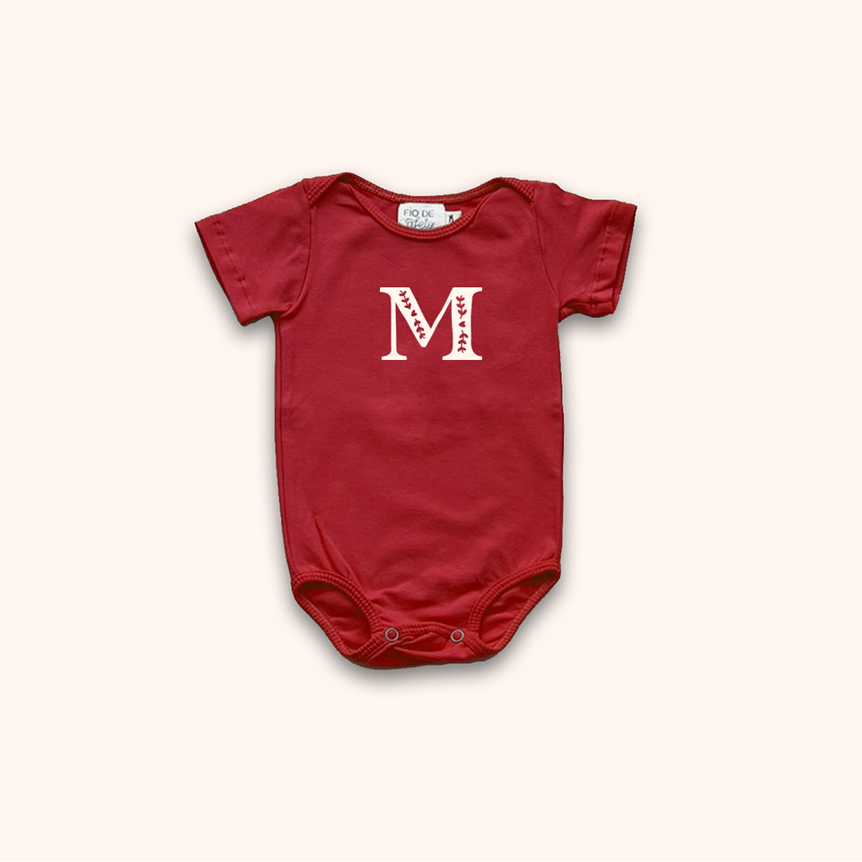 Body de Bebê Personalizado de Natal - INICIAL