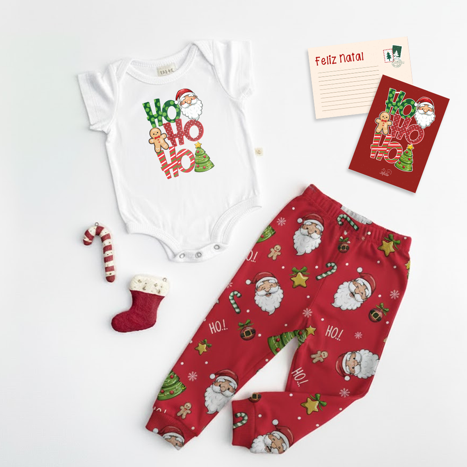 Body BABY de Natal - Hohoho