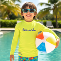 Camisa UV Infantil Com Nome  | Cores Sortidas