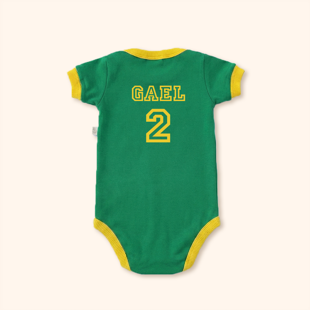 Body de Bebê Com Inicial do Nome | Copa do Mundo 2026