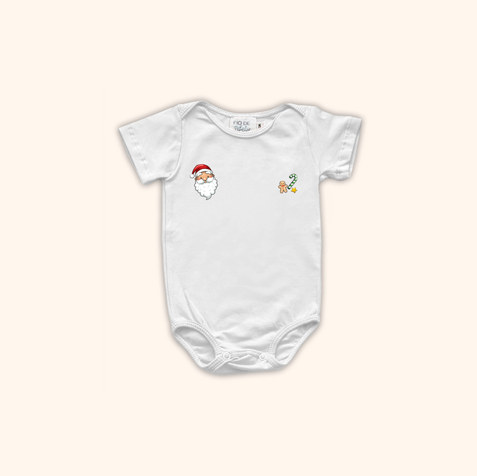 Body BABY Personalizado de Natal - Nome