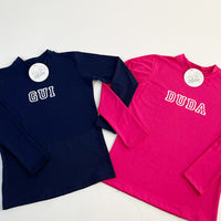 Camisa UV ADULTO Personalizada Com Nome