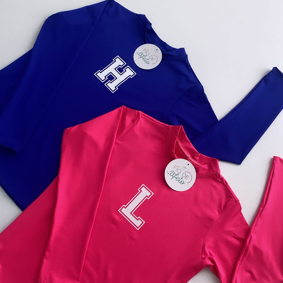 Camisa UV Infantil Personalizada - Initials