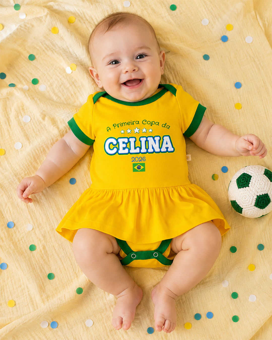 Body de Bebê do Brasil - A Primeira Copa | Copa do Mundo 2026