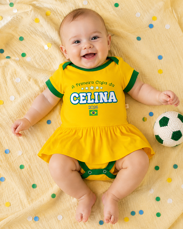 Body de Bebê do Brasil - A Primeira Copa | Copa do Mundo 2026