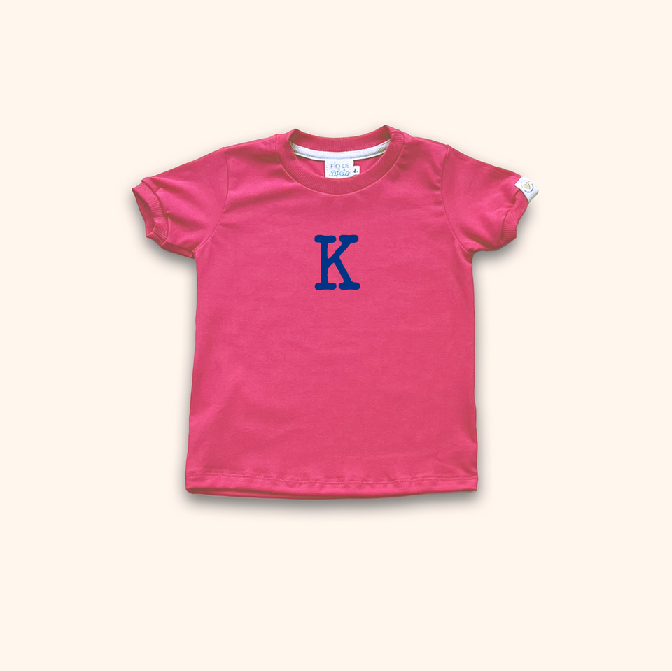 Camisa Infantil Personalizada - Initials