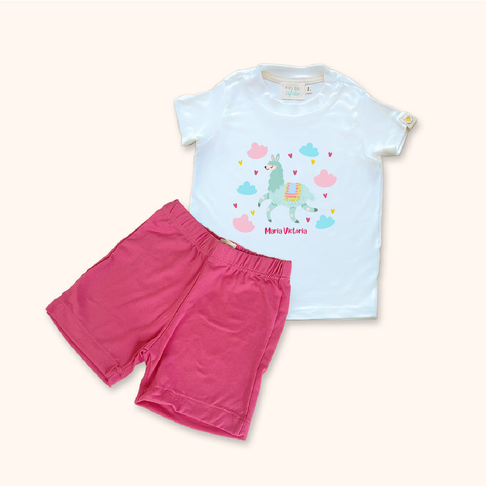 Pijama Infantil Lhama Sky