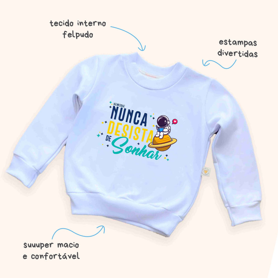 Moletom Personalizado Infantil - Minimal