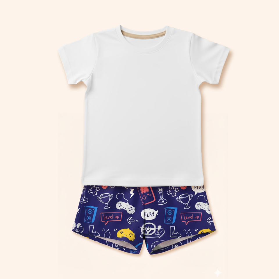 Pijama Infantil Básico - Gamer