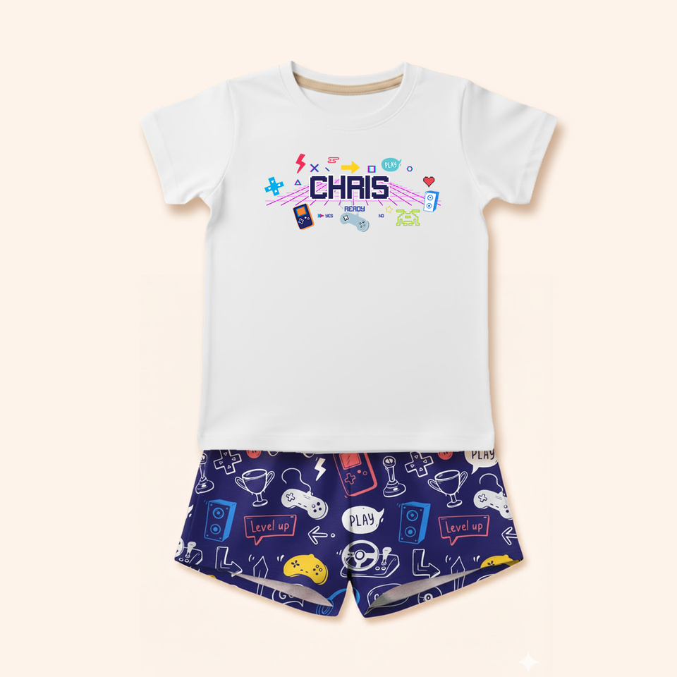 Pijama Infantil Básico - Gamer