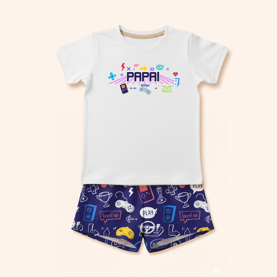Pijama Adulto Básico - Gamer