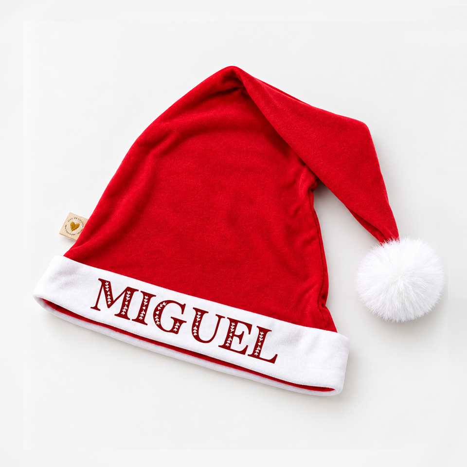 Gorro de Natal Personalizado Com Nome | Natal 2026