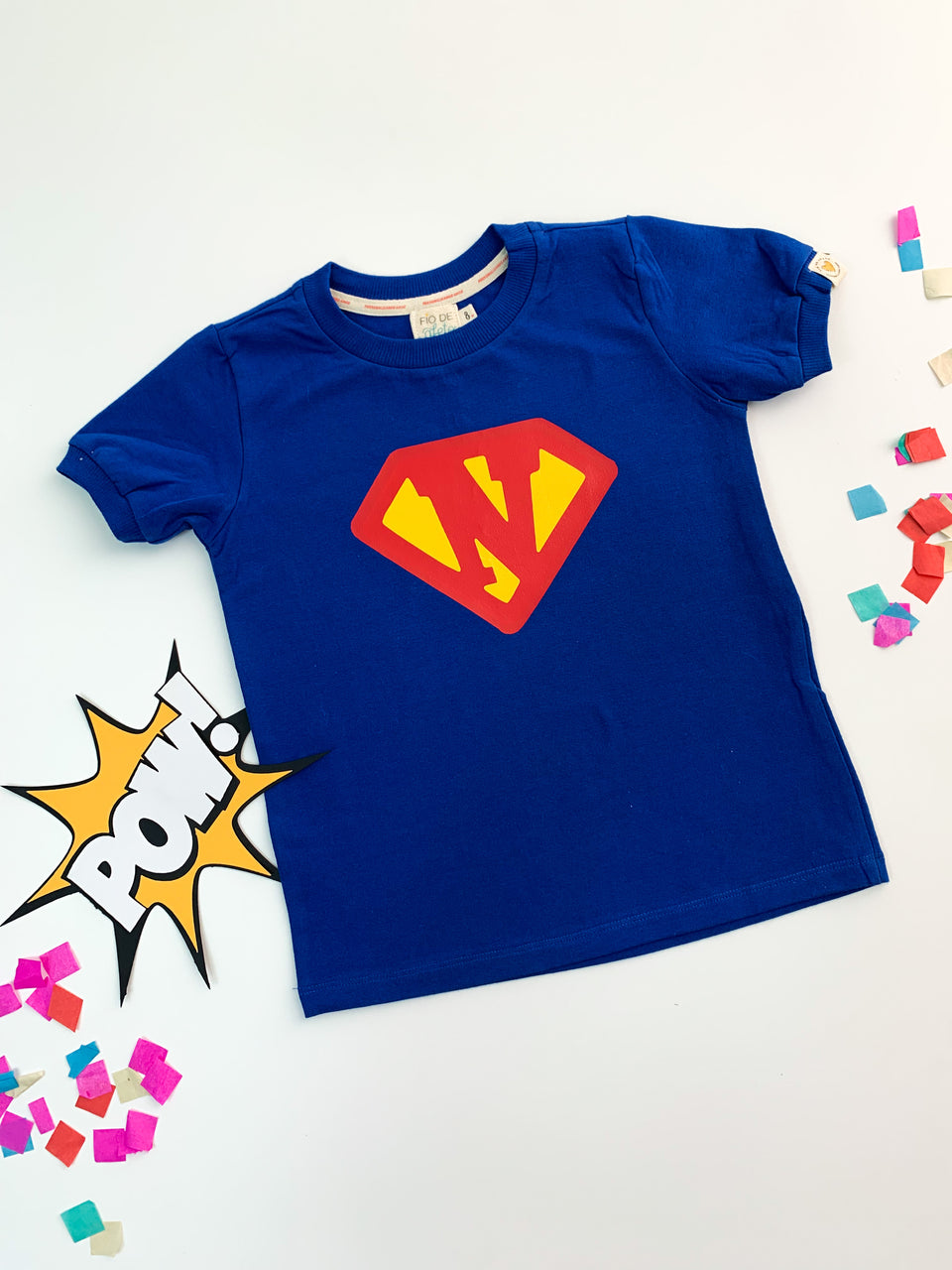 Camisa Infantil - SuperMan / SuperGirl