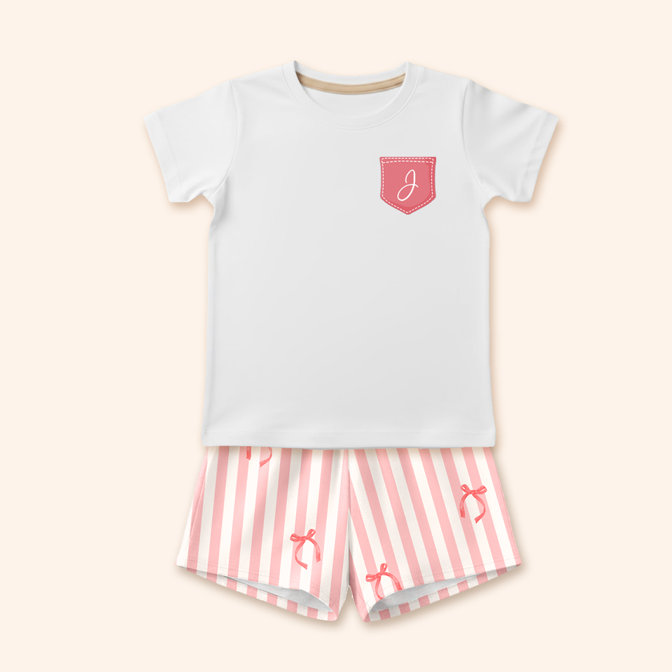 Pijama Infantil Básico - Lacinhos
