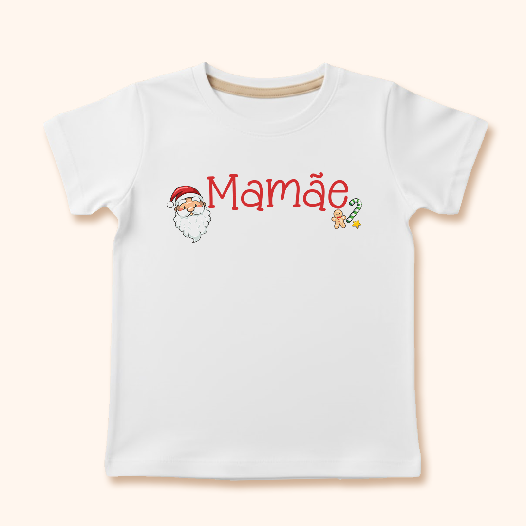 Camisa de Pijama ADULTO Personalizada de Natal - Nome | SALDÃO