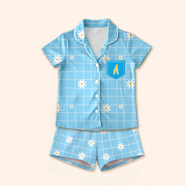 Pijama ADULTO Inglês - Margaridas