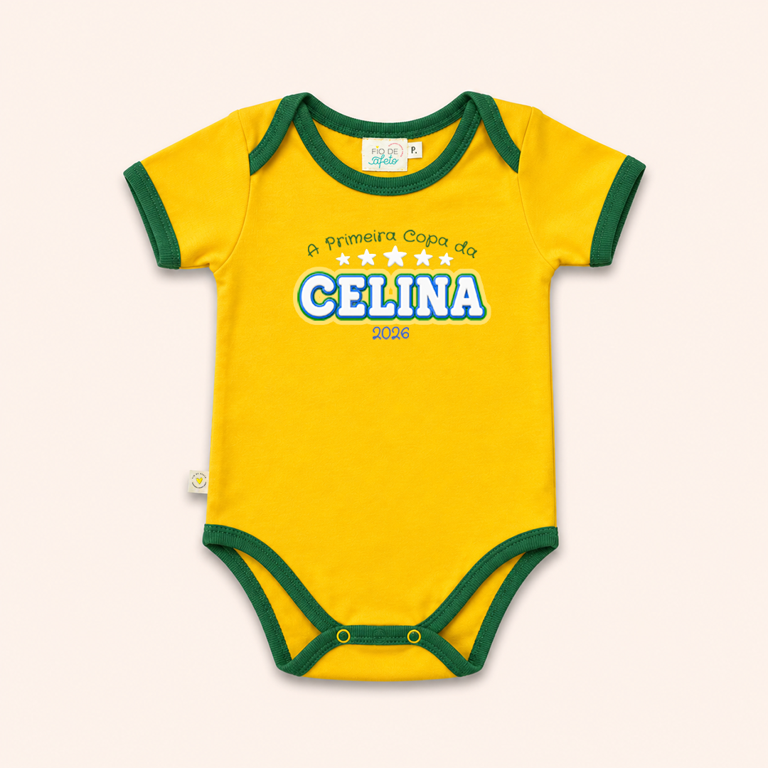 Body de Bebê do Brasil - A Primeira Copa | Copa do Mundo 2026
