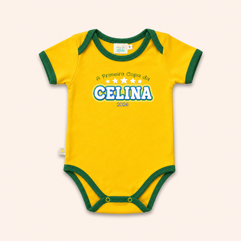 Body de Bebê do Brasil - A Primeira Copa | Copa do Mundo 2026
