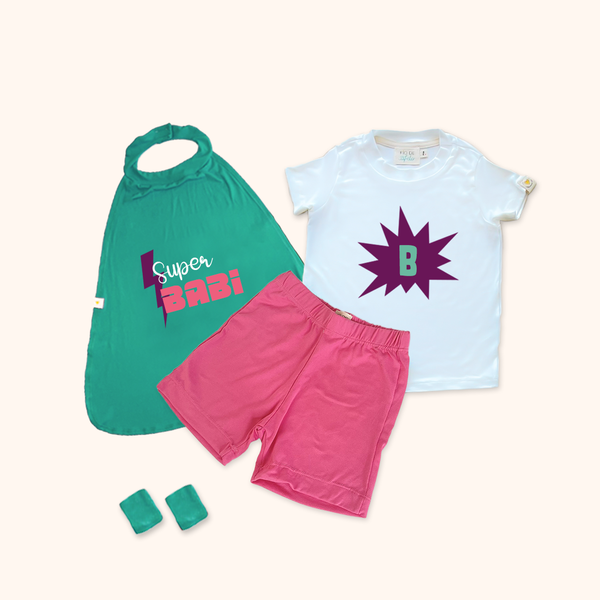 Kit Pijama Infantil + Capa e Munhequeira - Raio